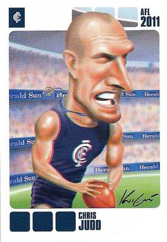 2011 Herald Sun AFL  - All Star Caricature #NNO Chris Judd Front